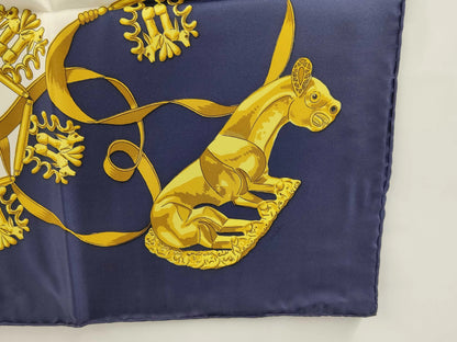 Hermes Carré 90 Silk multicolor, Multicolour, Silk, Scarf