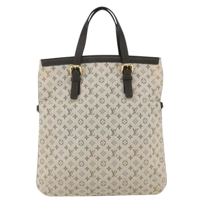 Louis Vuitton Francoise Mini lin, Khaki, Canvas, Tote Bag