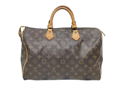 Louis Vuitton Speedy Monogram Canvas, Brown, Canvas, Handbag