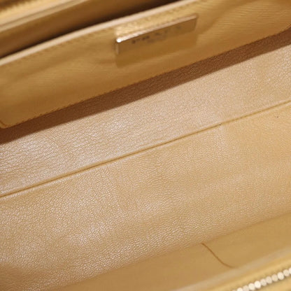Prada Cuir Frame Double Zip Tote Saffiano Leather, Yellow, Leather, Tote Bag