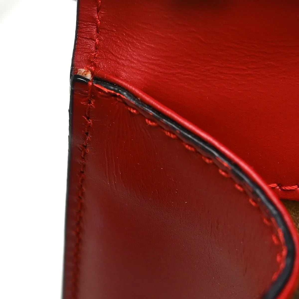 Gucci Sylvie Leather, Red, Leather, Shoulder Bag