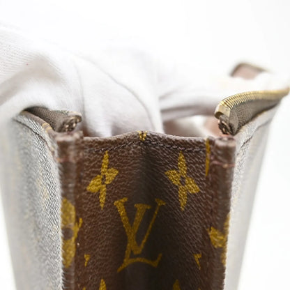 Louis Vuitton Poche Documents Monogram Canvas, Brown, Canvas, Clutch