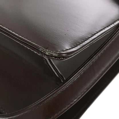 Saint Laurent Vintage Leather, Brown, Leather, Shoulder Bag