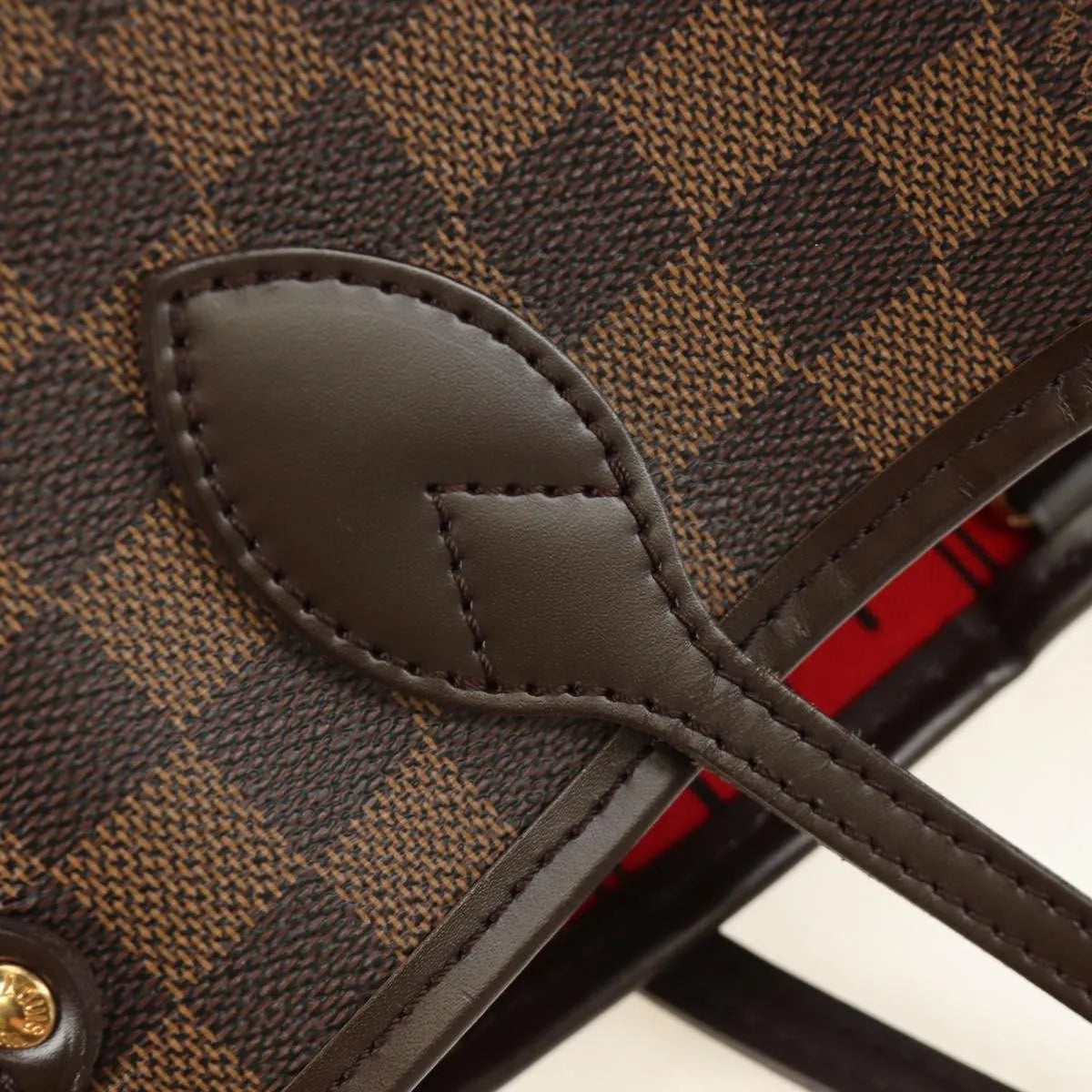 Louis Vuitton Neverfull Tote Damier, Brown, Canvas, Tote Bag