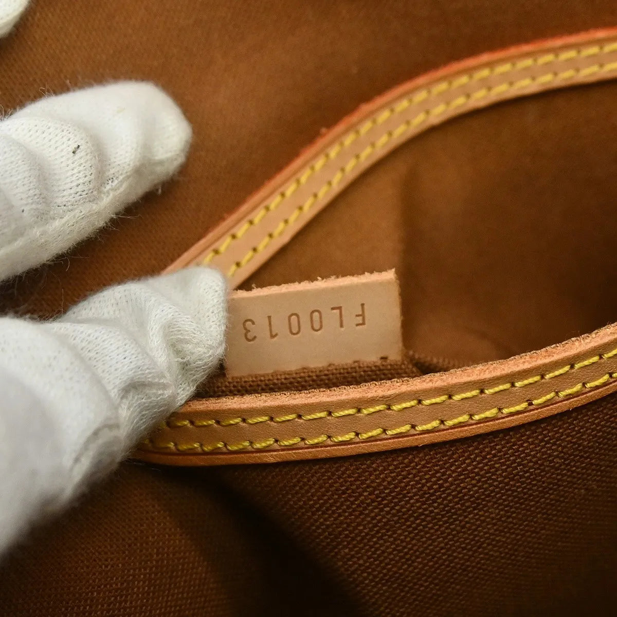 Louis Vuitton Alma Monogram, Brown, Canvas, Handbag