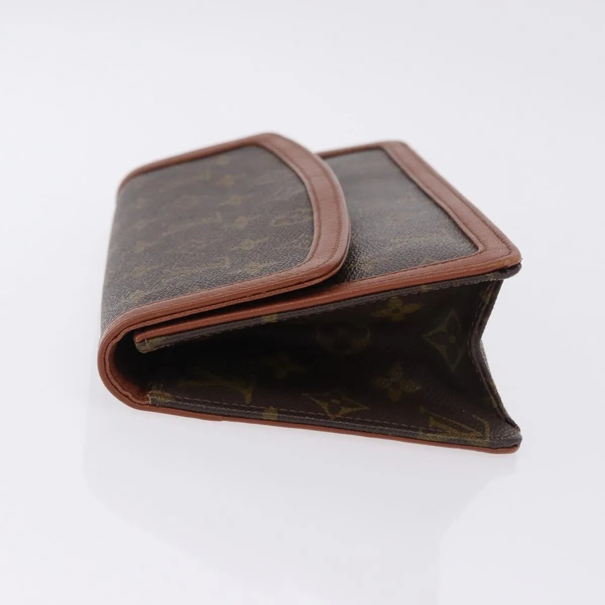 Louis Vuitton Dame Pochette Monogram Canvas, Brown, Canvas, Clutch