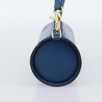 Louis Vuitton Soufflot Pochette Epi Leather, Blue, Leather, Clutch
