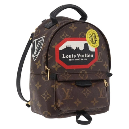 Louis Vuitton Palm Springs Limited, Brown, Canvas, Backpack