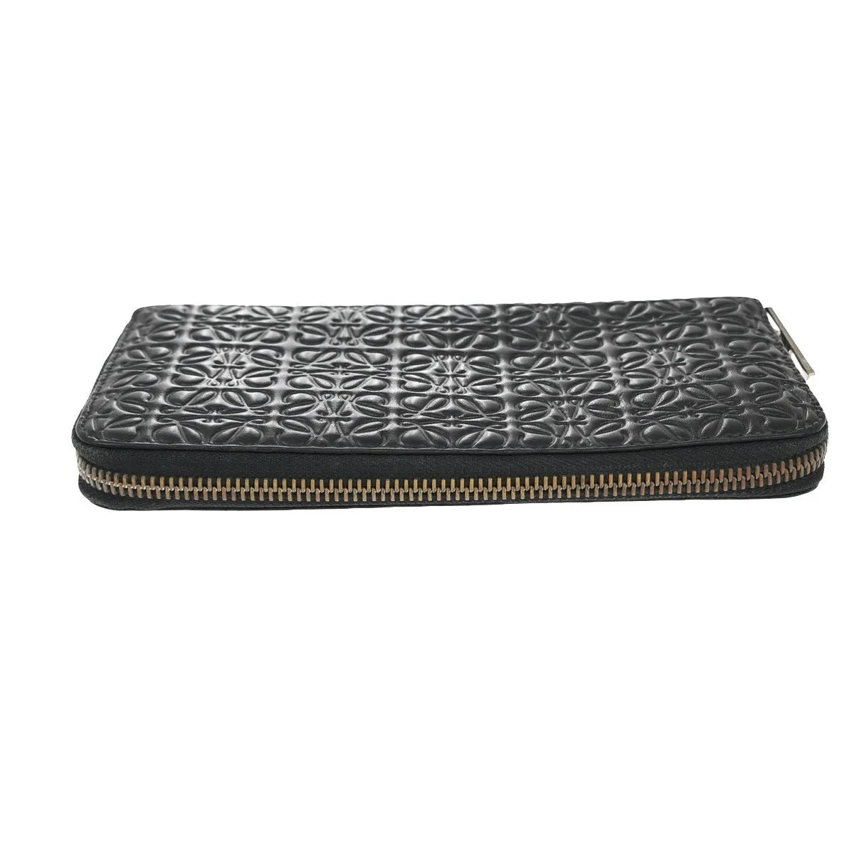 Loewe Anagram Leather, Black, Leather, Wallet
