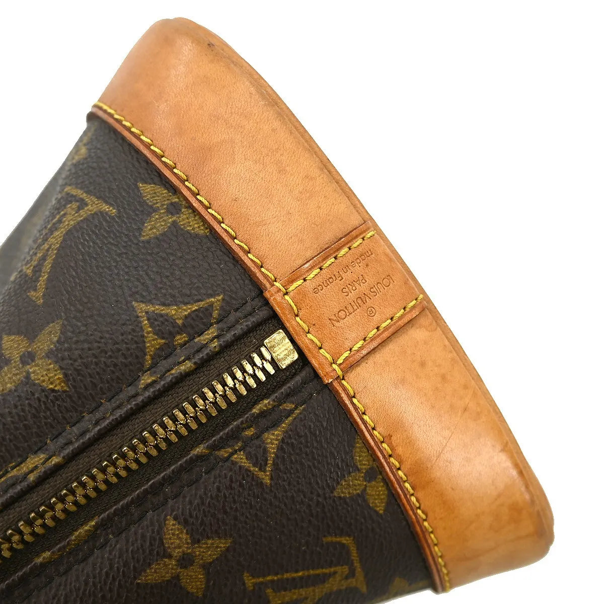 Louis Vuitton Alma Monogram, Brown, Canvas, Handbag