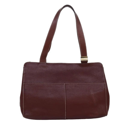 Burberry Vintage Leather, Brown, Leather, Tote Bag