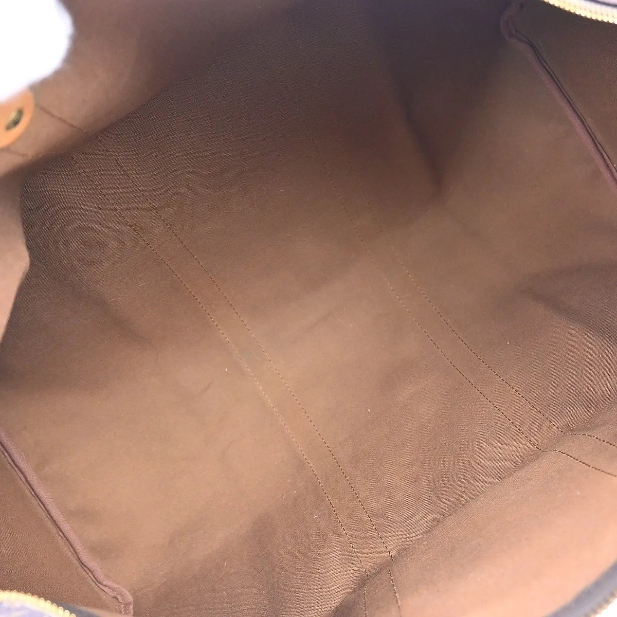 Louis Vuitton Keepall Monogram, Brown, Canvas, Travel Bag