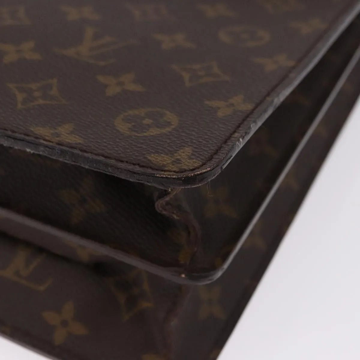 Louis Vuitton Serviette Conseiller Monogram Canvas, Brown, Canvas, Briefcase