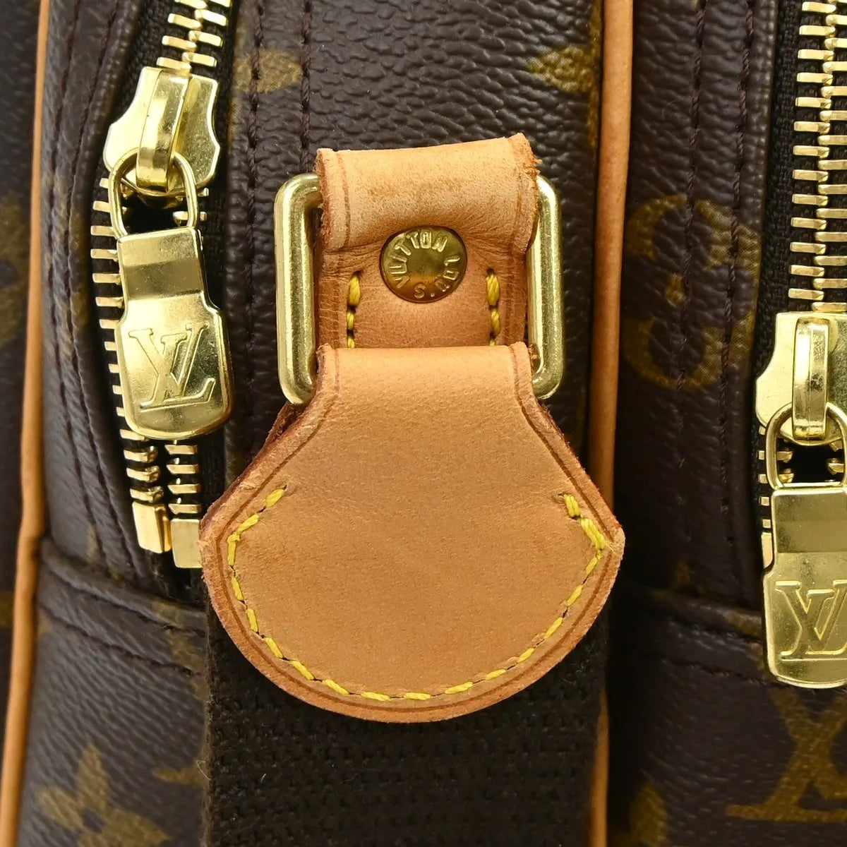 Louis Vuitton Reporter Monogram, Brown, Canvas, Shoulder Bag