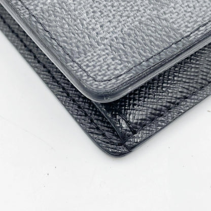 Louis Vuitton Long Damier, Gray, Canvas, Wallet