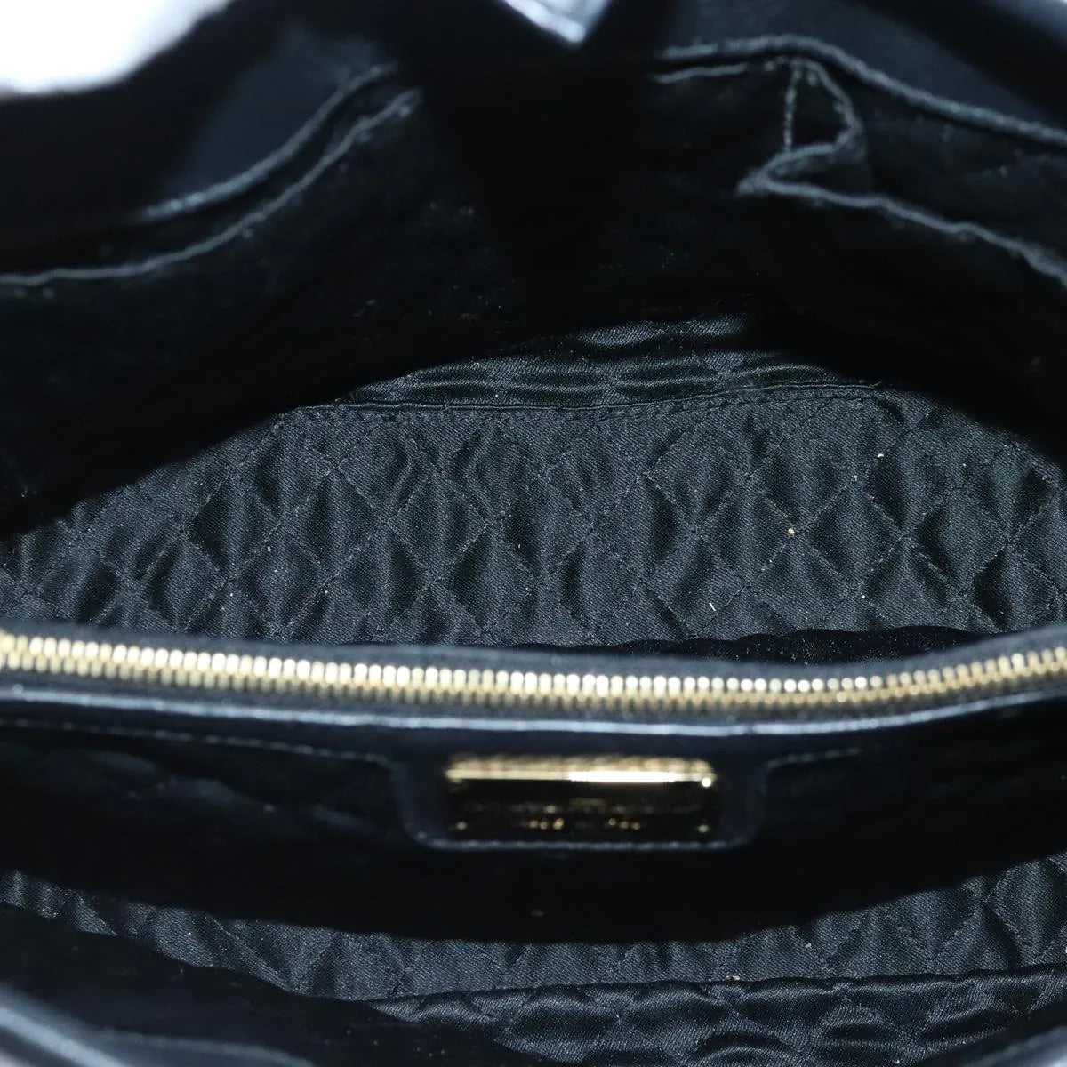 Salvatore Ferragamo Vala Leather, Black, Leather, Handbag