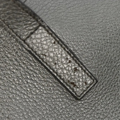 Prada Vintage Tote Leather, Silver, Leather, Tote Bag