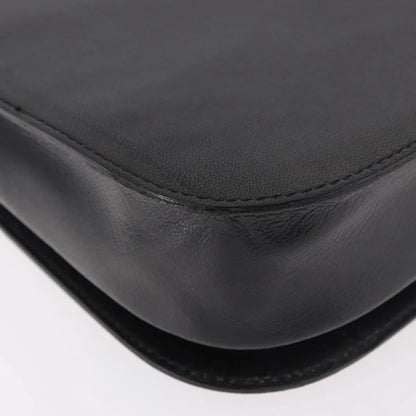 Saint Laurent Vintage Leather, Black, Leather, Handbag