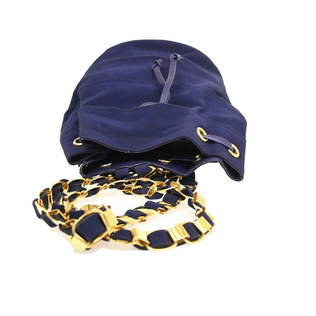 Salvatore Ferragamo Vara Chain Canvas, Purple, Canvas, Backpack