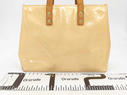 Louis Vuitton Reade Monogram Vernis, Beige, Canvas, Handbag