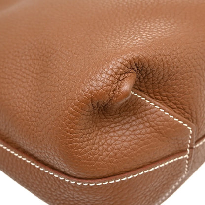 Hermes Double Sens Tote Clemence, Brown, Leather, Tote Bag