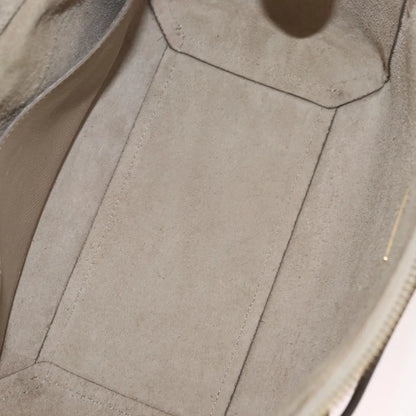 Celine Belt Calfskin, Beige, Leather, Handbag
