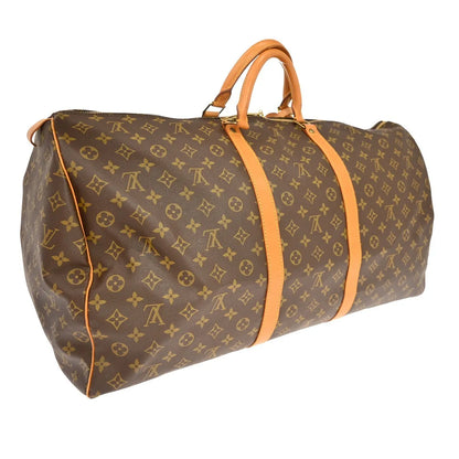 Louis Vuitton Keepall Monogram, Brown, Canvas, Travel Bag