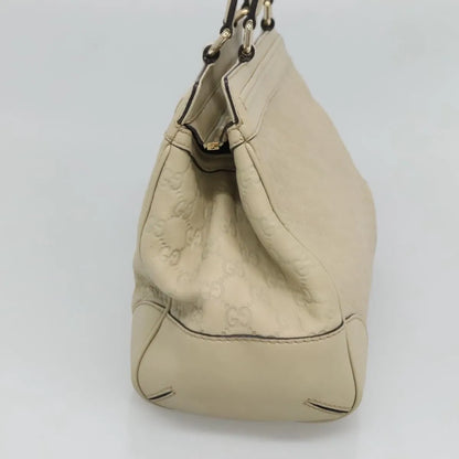 Gucci Mayfair Satchel Guccissima Leather, Beige, Leather, Tote Bag