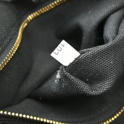Prada Canapa Convertible Tote Rhinestone Embellished Canvas, Black, Canvas, Handbag