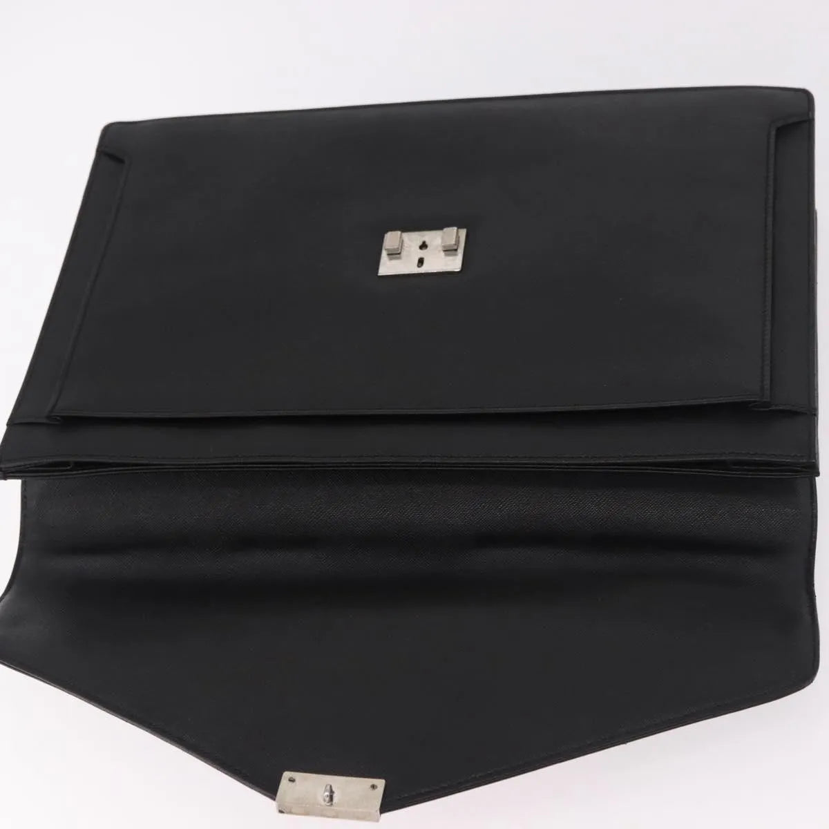 Burberry Vintage Leather, Black, Leather, Briefcase