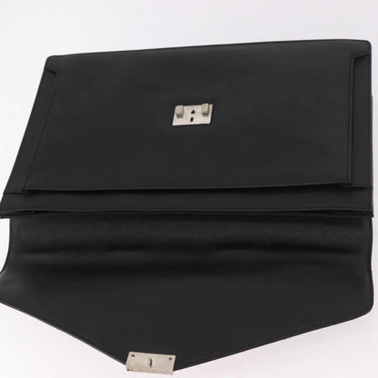 Burberry Vintage Leather, Black, Leather, Briefcase