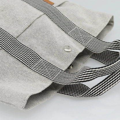 Hermes Fourre-tout Herline Fourre-tout Herline, Gray, Canvas, Tote Bag
