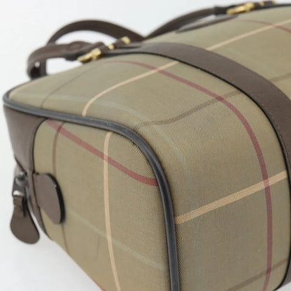Burberry Nova check boston Canvas, Beige, Canvas, Handbag