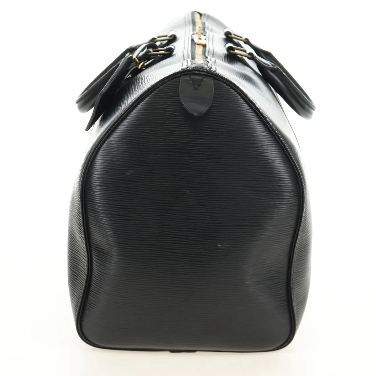 Louis Vuitton Keepall Epi Leather, Black, Leather, Travel Bag