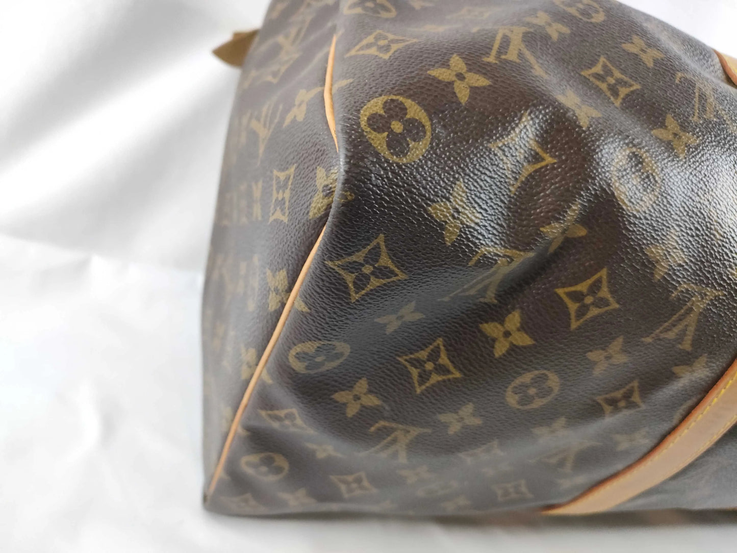 Louis Vuitton Keepall Monogram Canvas, Brown, Canvas, Travel Bag