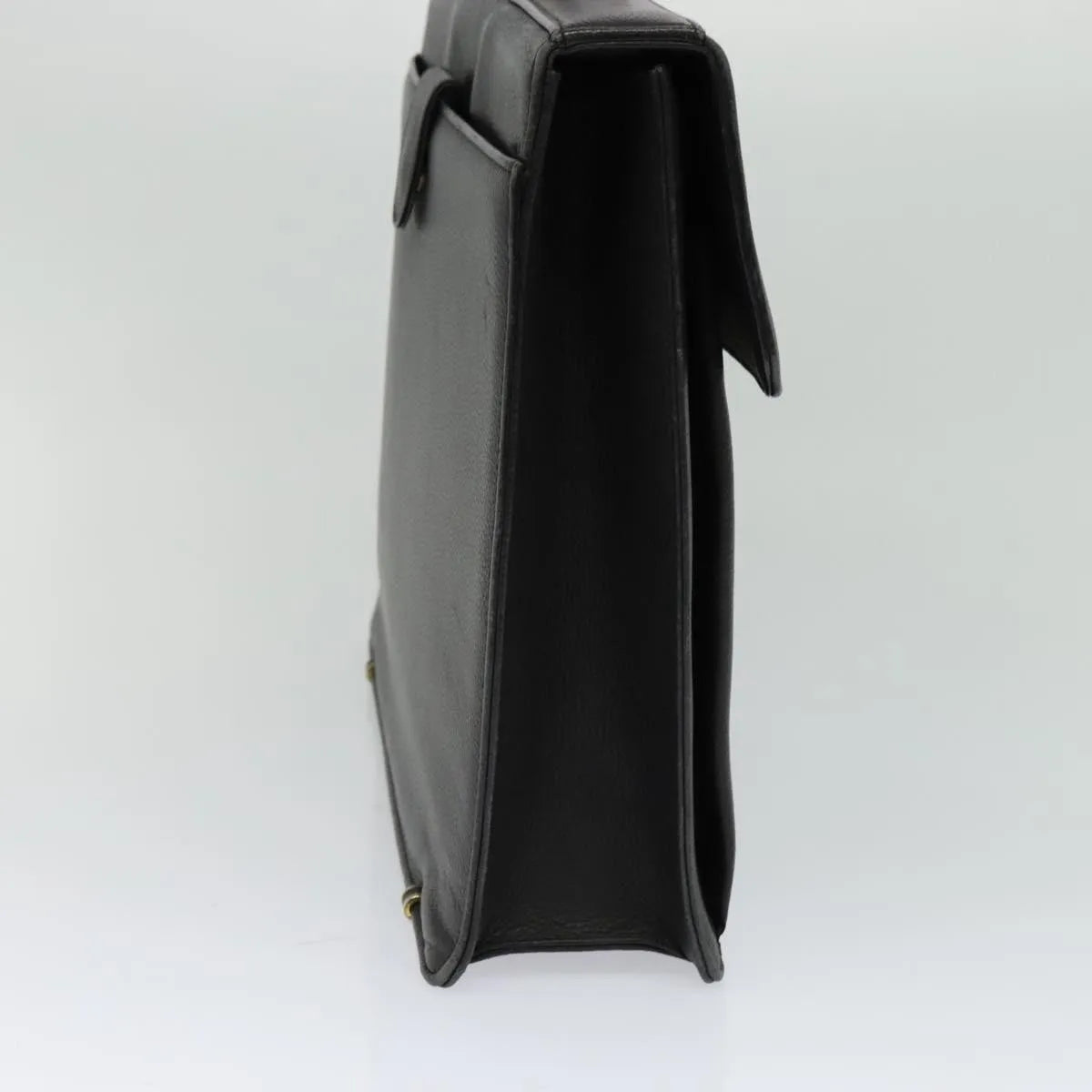 Versace Vintage Leather, Black, Leather, Briefcase