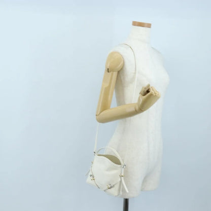 Givenchy Voyou Leather, White, Leather, Shoulder Bag