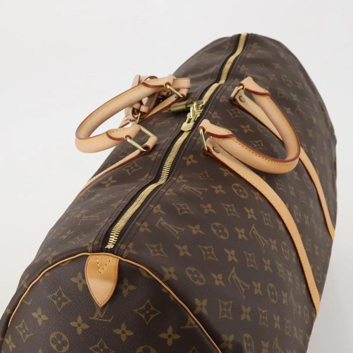 Louis Vuitton Keepall Monogram Canvas, Brown, Canvas, Travel Bag