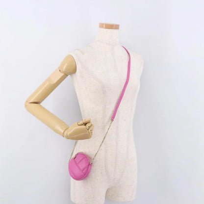 Bvlgari Shoulder Leather, Pink, Leather, Shoulder Bag