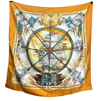 Hermes Carré 90 Silk multicolor, Multicolour, Silk, Scarf