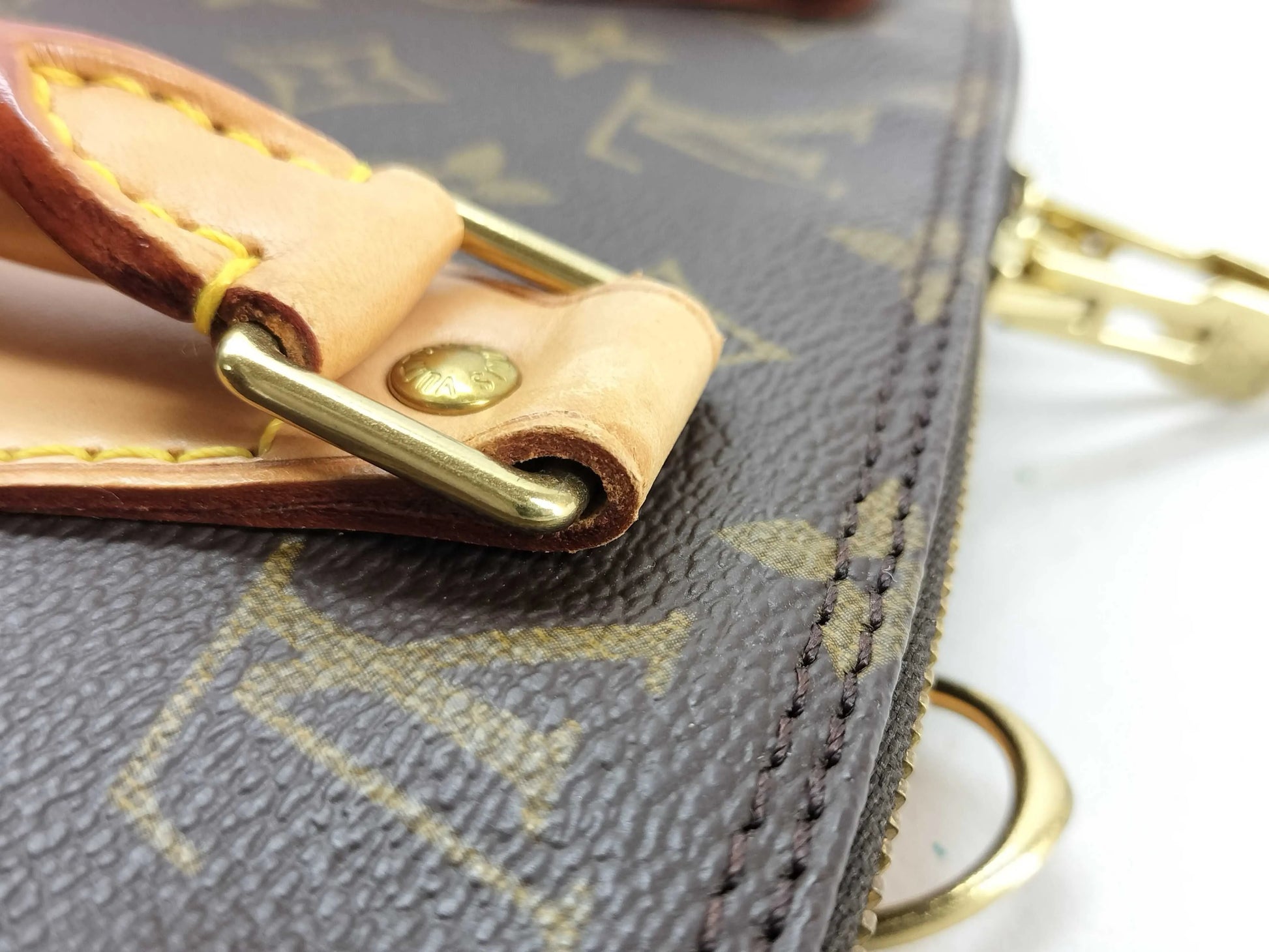Louis Vuitton Alma Voyage Monogram Canvas, Brown, Leather, Handbag