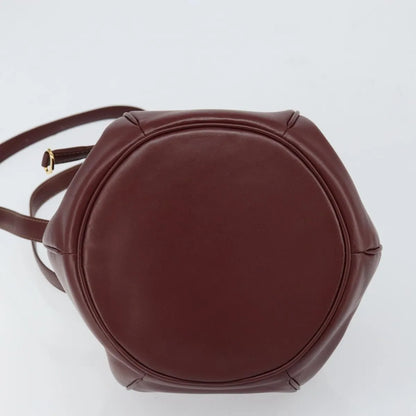 cartier Must de cartier Leather, Burgundy, Leather, Shoulder Bag