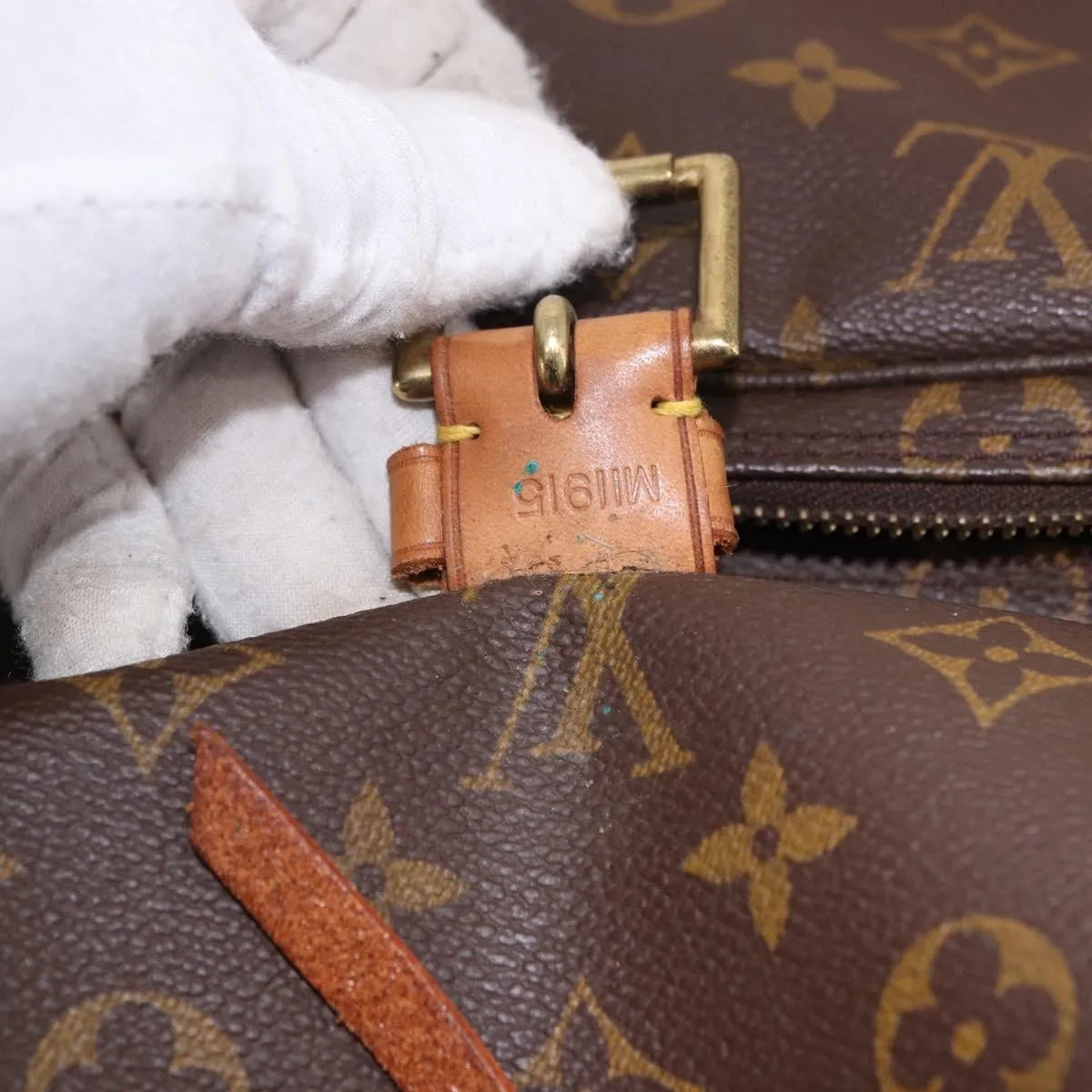 Louis Vuitton Montsouris Monogram, Brown, Canvas, Backpack