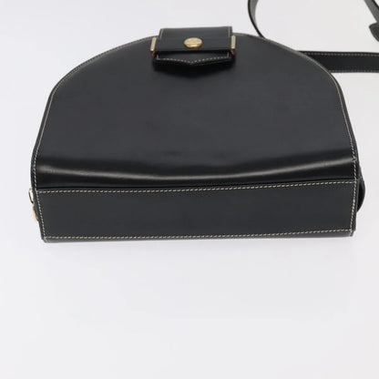Christian Dior Vintage Leather, Black, Leather, Shoulder Bag