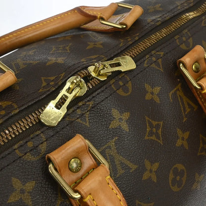 Louis Vuitton Keepall Monogram, Brown, Canvas, Travel Bag