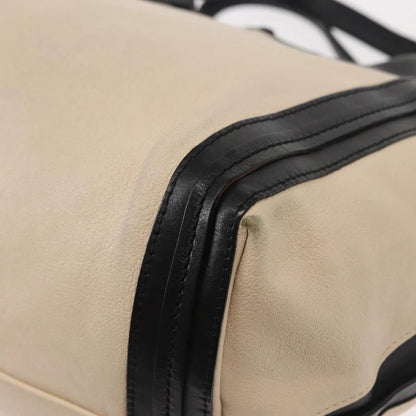 Chloe Alison East West Tote Leather, Beige, Leather, Tote Bag