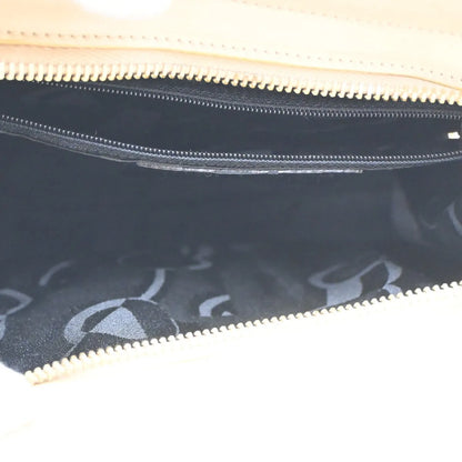 Salvatore Ferragamo Vara Leather, Beige, Leather, Shoulder Bag