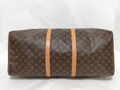 Louis Vuitton Keepall Monogram Canvas, Beige, Canvas, Travel Bag