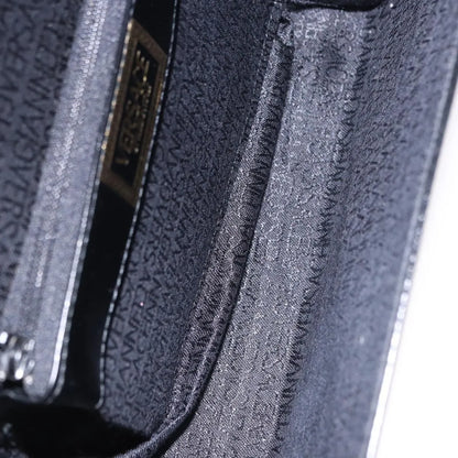 Versace Vintage Leather, Black, Leather, Handbag