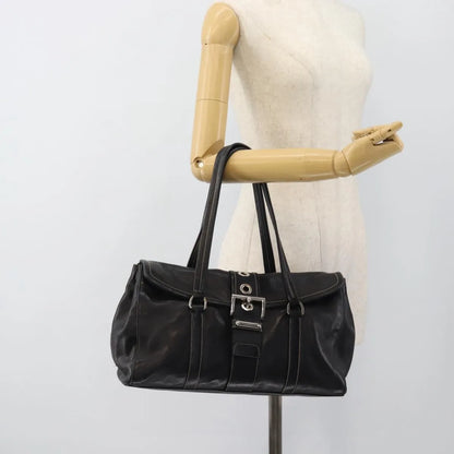 Prada Convertible Shopping Tote Saffiano Leather Saffiano Leather, Black, Leather, Tote Bag